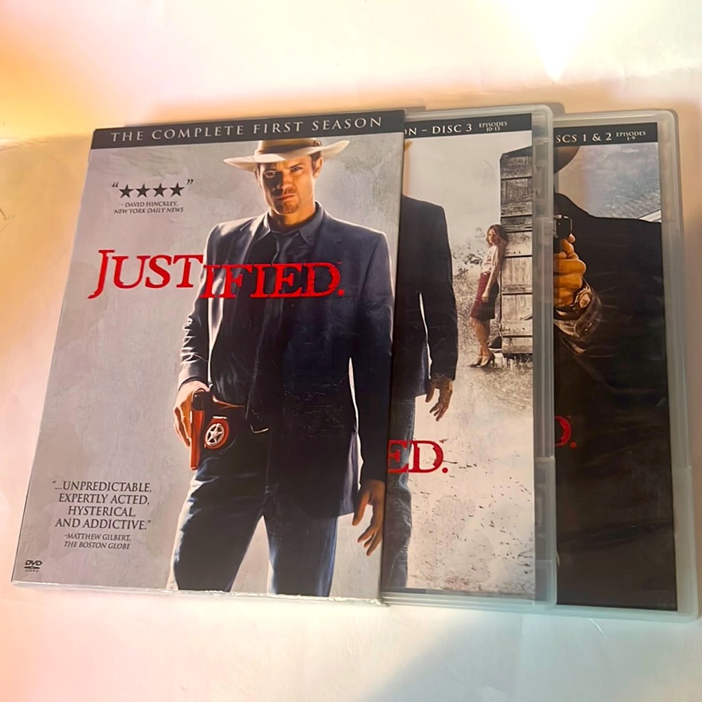 Justified DVD complete first season 1st Olyphant show